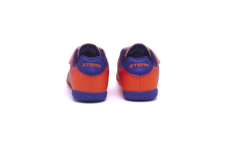 Бутсы футбольные Atemi INDOOR KIDS SBA-006 оранжевый\фиолетовый фото 5