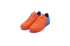 Бутсы футбольные Atemi INDOOR JUNIOR SBA-005 оранжевый\голубой