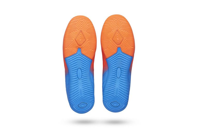 Бутсы футбольные Atemi INDOOR JUNIOR SBA-005 оранжевый\голубой фото 5