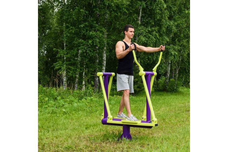 Тренажер уличный Лыжник Zavodsporta Smart-1020 фото 3