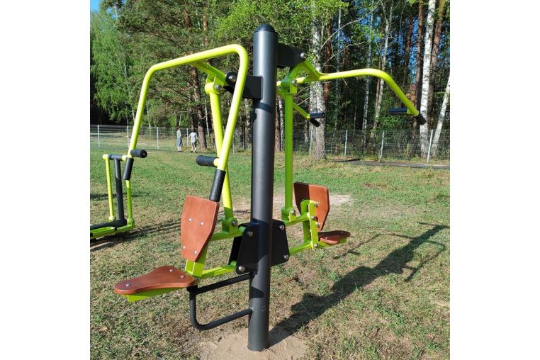 Уличный тренажер Тяга Сверху - Жим от груди Zavodsporta Smart-1056 фото 5