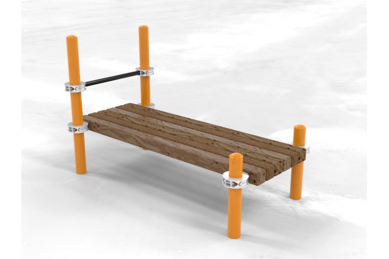 Лавочка Воркаут для пресса с перекладиной Spektr Sport SP WRK-28_76mm 