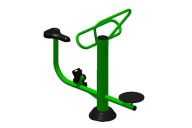 Уличный тренажер взрослый Вело + Диск для двоих Spektr Sport ТС 221