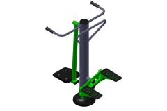 Уличный тренажер взрослый Степ+Маятник для двоих Spektr Sport ТС 226