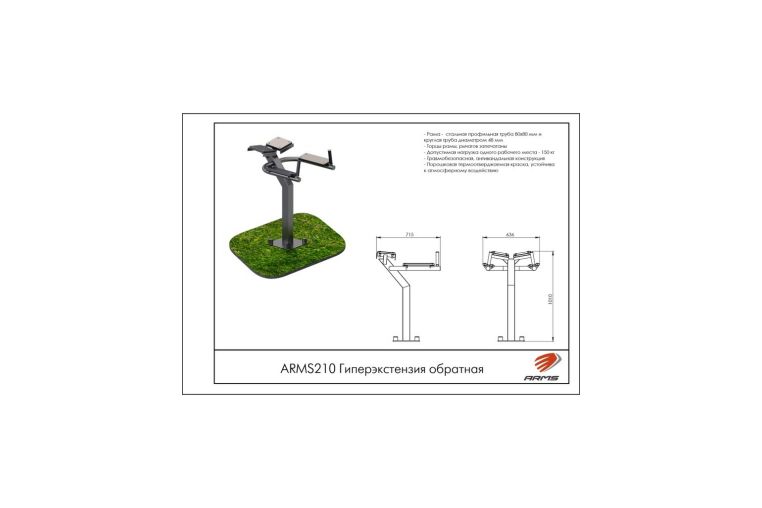 Гиперэкстензия обратная ARMS ARMS210 фото 1