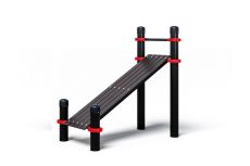 Лавочка для пресса с уклоном и перекладиной Stecter PAW-27 5026