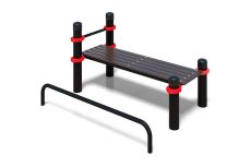 Лавочка для пресса с упором для ног и перекладиной Stecter PAW-35 5034