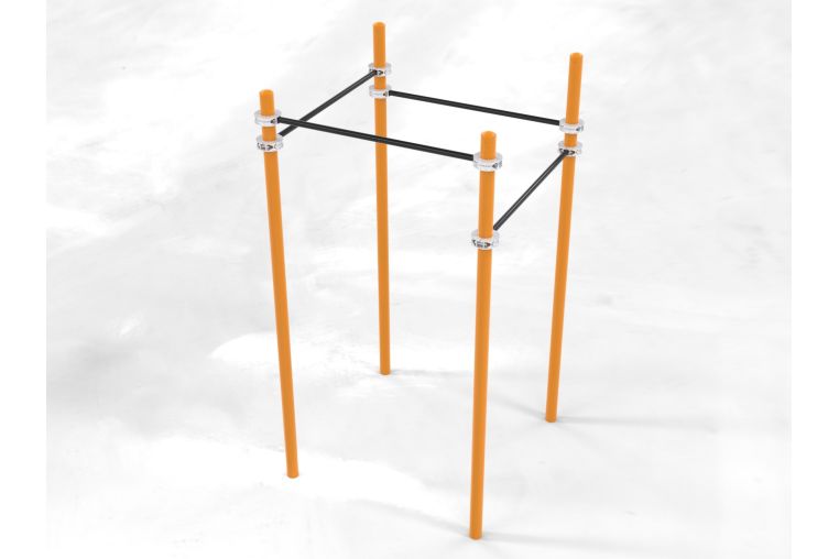 Комплекс турников квадратный для Воркаут Spektr Sport SP WRK-23_76mm 