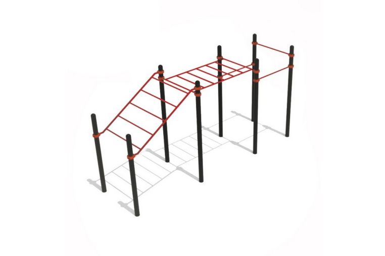 Рукоход двухсекционный с подъемом ZSO круглый профиль D89 ZSO-001902 