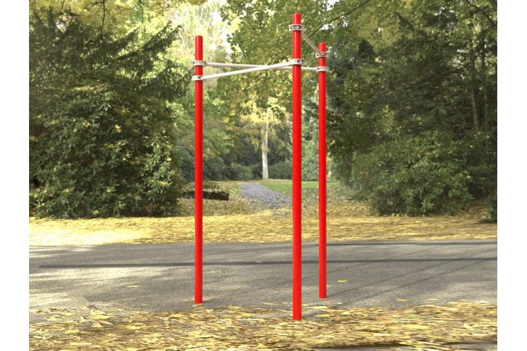 Комплекс турников Треугольник для Воркаут Spektr Sport SP WRK-15_76mm фото 1