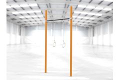 Турник классический для занятий Воркаут с кольцами Spektr Sport SP WRK-07 + Rings_76mm