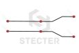 Брусья двойные Stecter разноуровневые с подъездом для коляски 5170 фото 2