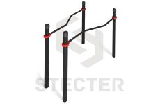 Брусья изогнуто-горизонтальные Stecter 5162