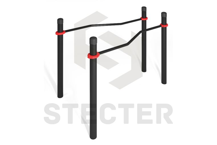 Брусья изогнуто-горизонтальные Stecter 5162 фото 1