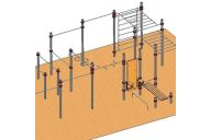 Спортивный комплекс Dinamika МаксПлюс круглый профиль D89 ZSO-003760