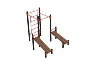 Спортивный комплекс №2 круглый профиль D89 Dinamika ZSO-001929