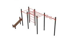 Спортивный комплекс №4 круглый профиль D76 Dinamika ZSO-001934