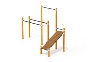 Комплекс из скамьи наклонной, турника и брусьев Воркаут Spektr Sport SP WRK-29_89mm