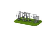 Уличный тренажерный комплекс на раме ARMS INVAR412
