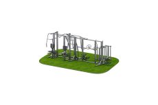 Уличный тренажерный комплекс на раме ARMS INVAR412