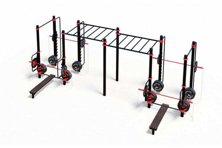 Уличный комплекс для воркаута Stecter WORKOUT-FIT - 01 5183 фото 4