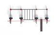 Уличный комплекс для воркаута Stecter WORKOUT-FIT - 02 5184 фото 4