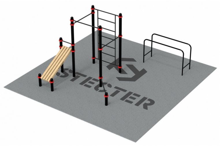 Проект Stecter Воркаут площадка для коттеджа 1-2 5102 