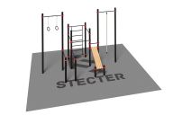Проект Stecter Воркаут площадка для коттеджа 1-4 5100