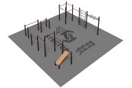 Проект Stecter Дворовая площадка для Воркаут 2-1 5098