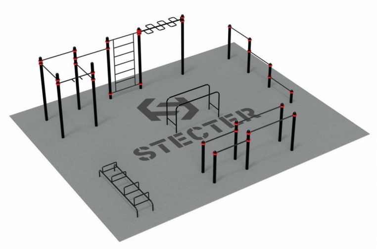Проект Stecter Дворовая площадка для Воркаут 2-4 5095 