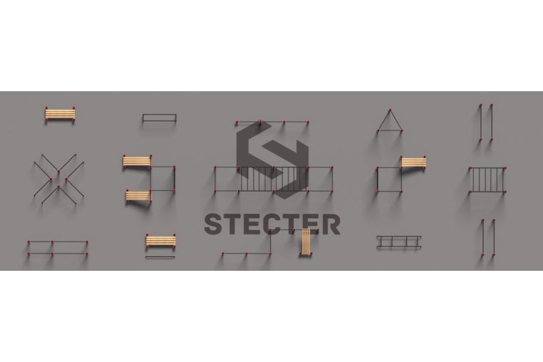 Проект Stecter Парковая площадка для Воркаут 4-5 5082 фото 2