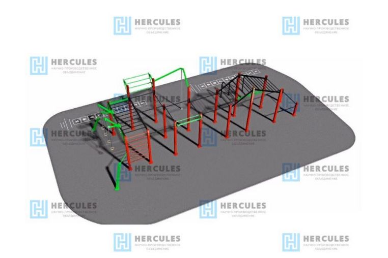 Большой парк Hercules W-2.0, 6015 для воркаута фото 3