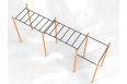 Комплекс для Воркаут с рукоходом двухуровневым и 3 турниками Spektr Sport SP WRK-31_108mm фото 4
