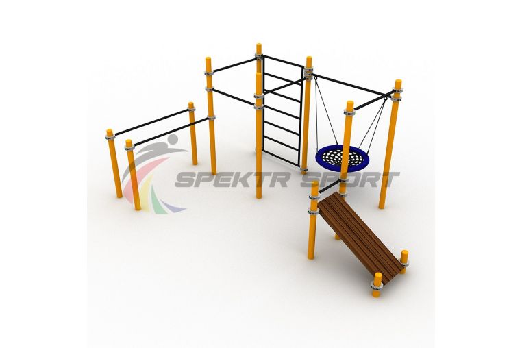 Комплекс для занятий Воркаут Spektr Sport SP WRK-77_76mm фото 4