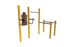 Комплекс для занятий Воркаут Spektr Sport SP WRK-104_108mm
