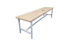 Скамейка для раздевалки 150 см сиденье из фанеры Dinamika ZSO-002182