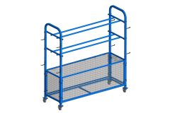 Стеллаж универсальный для хранения спортинвентаря 150x50x160см (разборный) Spektr Sport