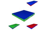 Мат гимнастический 100x100x10см винилискожа-антислип (холлослеп/холлофайбер) Dinamika ZSO-001320