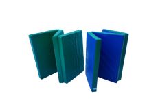 Мат складной 200x100x10см из 3-х частей, искусственая кожа ФСИ 4893