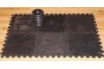 Коврик резиновый 40х40х1,2см MB Barbell MB-MatBL-12 черный фото 2