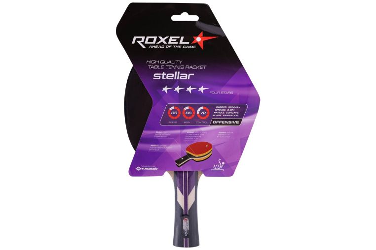 Ракетка для настольного тенниса Roxel 4* Stellar, коническая фото 2