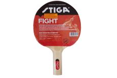 Ракетка для настольного тенниса Stiga Fight Red, 184001, для любителей, накладка 1,5 мм ITTF, прямая ручка