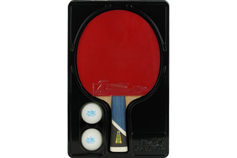 Ракетка для настольного тенниса Double Fish 5A+C ITTF Appr, + 2 мяча V40+мм фото 6