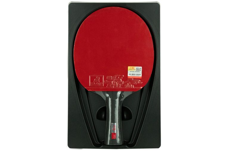 Ракетка для настольного тенниса Double Fish Black Carbon King Racket 3***,ITTF Appr фото 6