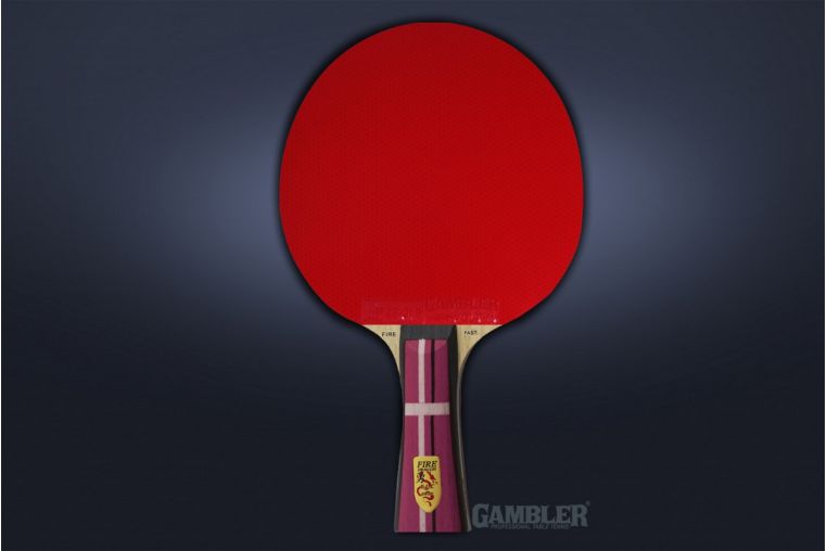 Ракетка для настольного тенниса Gambler FIRE DRAGON VOLT M GRC-3 (коническая) фото 3