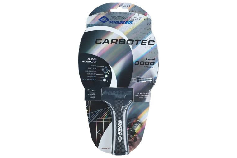 Ракетка для настольного тенниса Donic Carbotec 3000, carbon фото 2