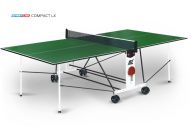 Теннисный стол Start Line Compact LX Green с сеткой