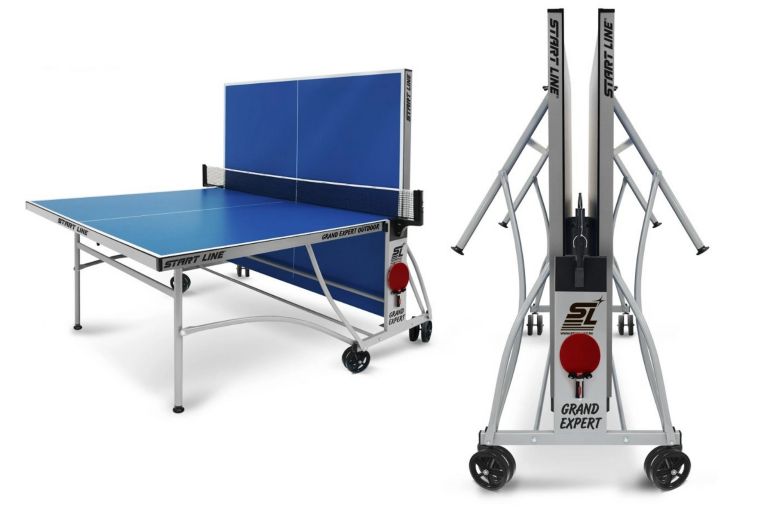 Теннисный стол Start Line Grand Expert Outdoor 4 6044-7 Синий фото 1