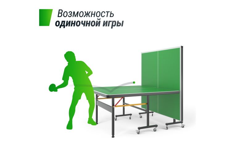 Всепогодный теннисный стол Unix Line outdoor 14 mm SMC TTS14OUTGR Green фото 3