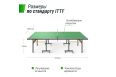 Всепогодный теннисный стол Unix Line outdoor 14 mm SMC TTS14OUTGR Green фото 7